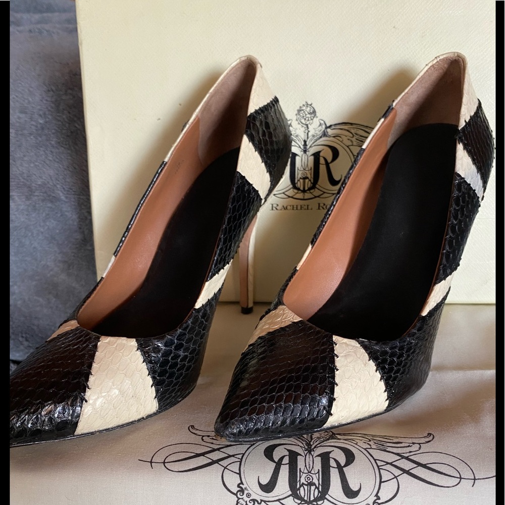 Rachel Roy Snakeskin Heels